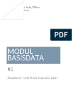 Pertemuan 1 Struktur Hirarki Basis Data Dan ERD