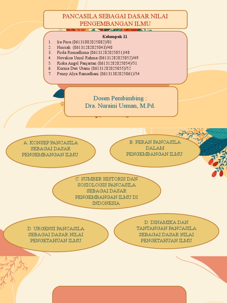 Pancasila sebagai Dasar Pengembangan Ilmu | PDF | Ilmu Sosial