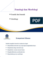 Materi 2. Fonologi Morfologi