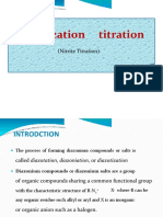 Basics of Nitrite Titration