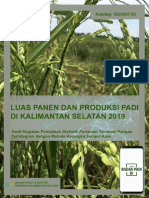 Luas Panen DAN Produksi Padi DI Kali Mantan Selatan 2019: Katal Og: 5203027. 63