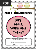 Lets Read, Write and Colour