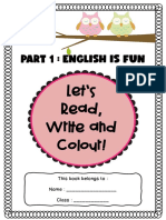 Lets Read, Write and Colour