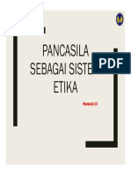RPS 10 Pancasila Sebagai Sistem Etika