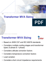 Transformer MVA Sizing