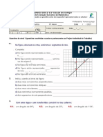 Avaliação Matemática 5o Ano