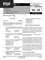 VA-23 RC 7 With Solutions