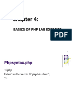 Chapter 4 PHP Lab
