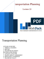 Lecture 23. Basics of Transportation Planning