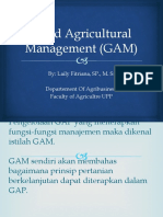 6.Good Agricultural Management (GAM)