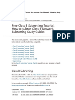 Learn Class B Subnetting with Free Tutorial