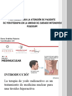 Protocolo Del Manejo El Paciente de Yodoterapia en Uci