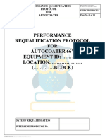 Autocoater Performance Qualification Protocol