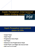 Aspek Internasional Dalam UU PPH