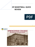 Basketball History and Skills