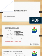Marketing Management: Name - Ashi Garg Programme - PGDM (RM) ROLL NO. - 20RM910