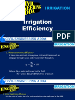 Irrigation Efficiency