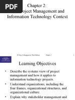 The Project Management and Information Technology Context