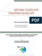 Atiksu Aritma Tesisleri Tasarim Esaslari: Prof. Dr. İsmail KOYUNCU