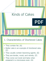 Types of Cakes and Cookies