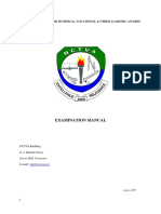 NCTVA Examination Manual