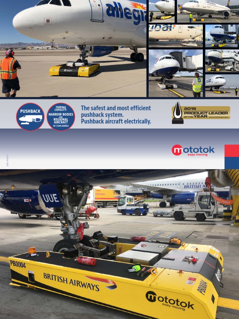 The Safest and Most Efficient Pushback System. Pushback Aircraft ...