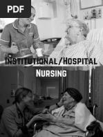 1 Institutional Nursing - Field in Nursing