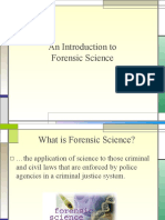 Introduction to Forensic Science