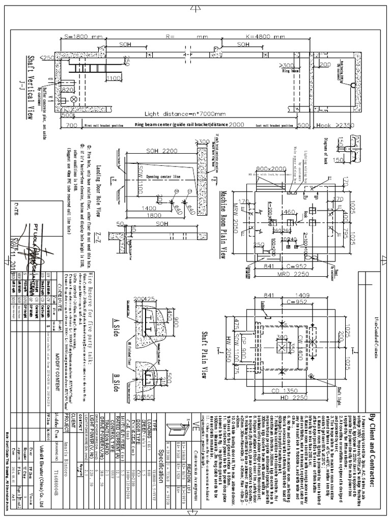 Elevator Installation Guide | PDF | Elevator | Electrical Wiring