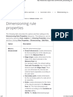 Dimensioning Rule Properties: Drawings Define Automati Automatic Dime