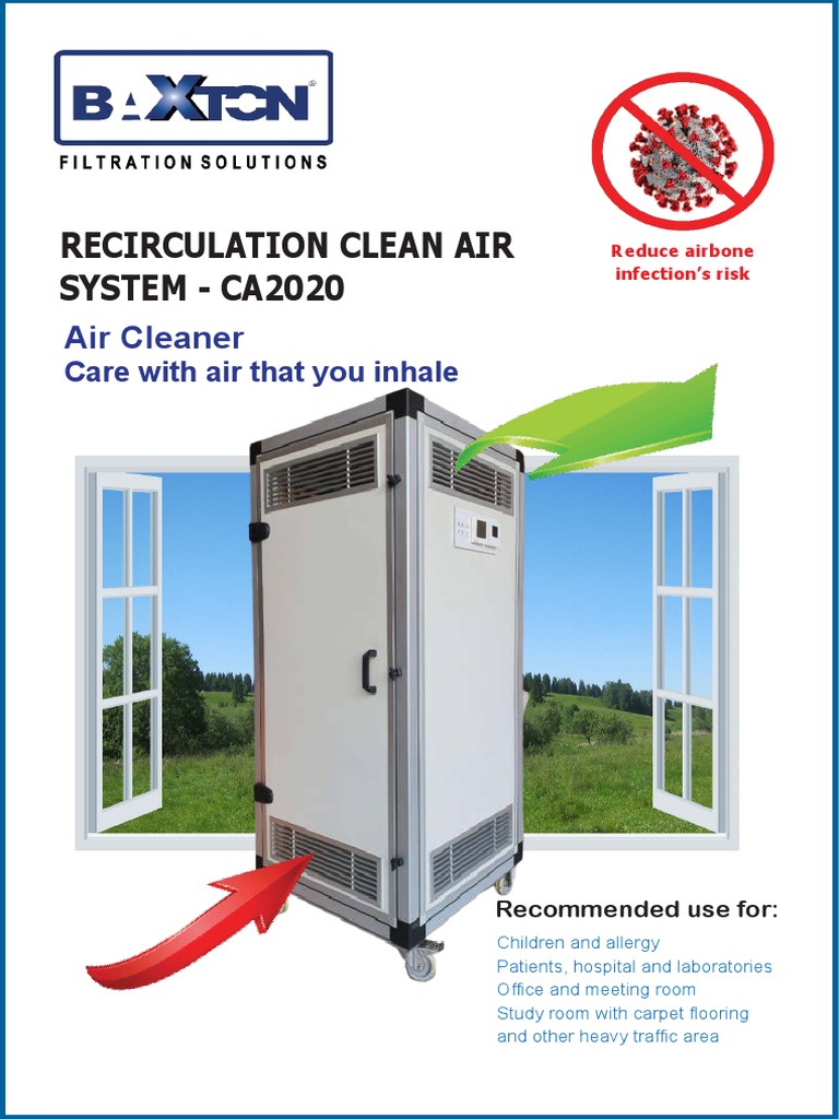 Brosur Clean Air System CA2020 PDF Air Pollution Chemicals