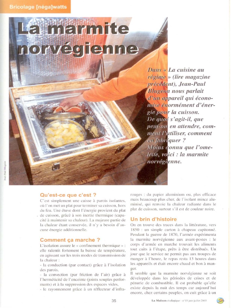 Marmite Norvégienne 100% française