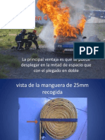 Plegado de Mangueras de Bombero en 4