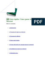 Guia PDF Ganar Dinero en Internet Paso A Paso