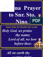 Sto - Niño Novena Prayer