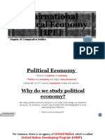 International Political Economy (IPE) : Chapter #4 Comparative Politics