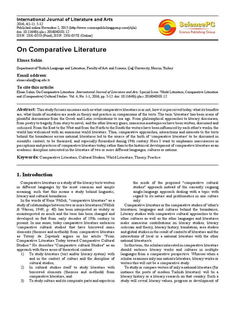 Comparative Literature Insights | PDF | Charles Baudelaire | Symbolism ...