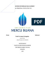 Tugas Sistem Informasi Manajemen: Yananto Mihadi Putra, S.E, M.Si, CMA, CAP.