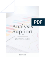 Analysis Support - Quantitative