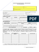 Annex a Application Form for Promotion Appointment