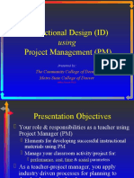ID Project Management Presentation - CIPA
