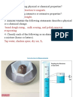 Recap of Physical and Chemical Properties