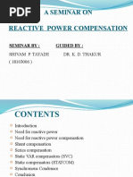 Reactive Power Compensatation