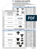 PRICE LIST 2020 PT. KHARISMA DIAN MANDIRI - January 2020 PDF