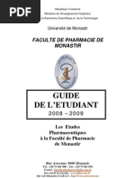Download Facult de pharmacie de Monastir -  Guide by Hichem Ben Halima SN50355080 doc pdf