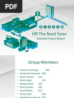 Off The Road Tyres: Detailed Project Report