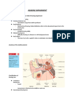 HEARING IMPAIRMENT Notes