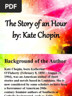 The Story of An Hour By: Kate Chopin