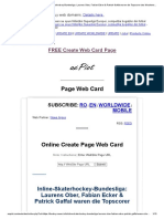 FREE Create Web Card Page