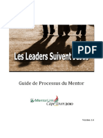 Guide de Processus Du Mentor